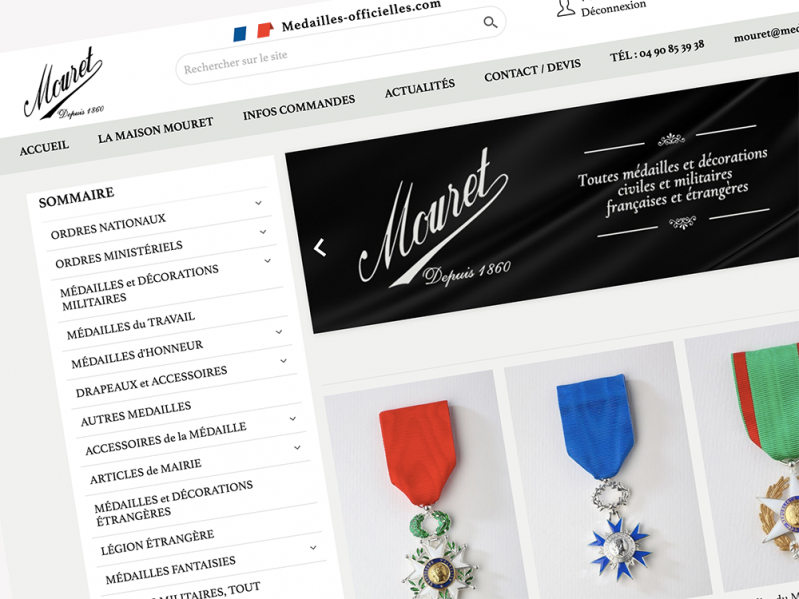Médailles officielles